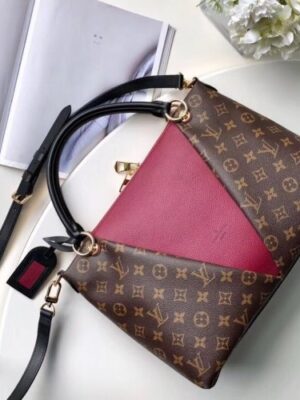 Louis Vuitton Replica V Tote MM Handbag M43949 Bordeaux 2018