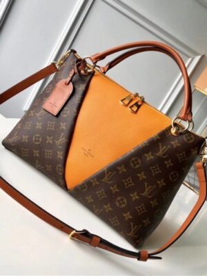 Louis Vuitton Replica V Tote MM Handbag M43951 Orange 2018