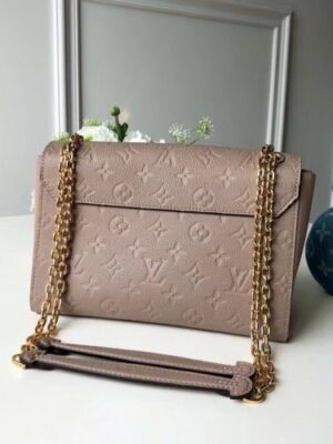 Louis Vuitton Replica Vavin PM Shoulder Bag in Monogram Empreinte Leather M43931 Beige 2018