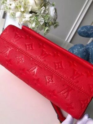 Louis Vuitton Replica Vavin PM Shoulder Bag in Monogram Empreinte Leather M43936 Red 2018