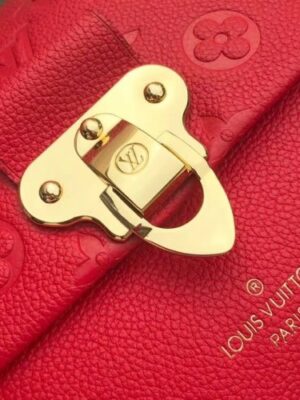 Louis Vuitton Replica Vavin PM Shoulder Bag in Monogram Empreinte Leather M43936 Red 2018