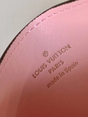 Louis Vuitton Replica Vernis Miroir Patent Leather Venice Card Holder M63855 Pink 2019