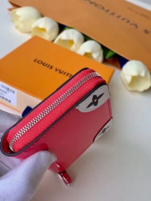 Louis Vuitton Replica Vernis Miroir Patent Leather Zippy Venice Coin Purse M67665 Fuchsia 2019