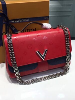 Louis Vuitton Replica Very Chain Bag M42901 Rouge Rubis 2017(75805)