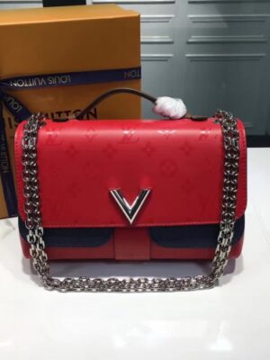 Louis Vuitton Replica Very Chain Bag M42901 Rouge Rubis 2017(75805)