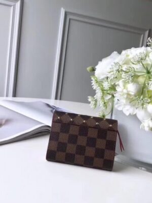 Louis Vuitton Replica Victorine Wallet Damier Ebene Canvas N61013