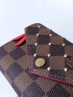 Louis Vuitton Replica Victorine Wallet Damier Ebene Canvas N61013