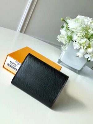 Louis Vuitton Replica Victorine Wallet in Epi leather M62980 Black