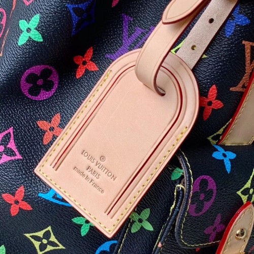 Louis Vuitton Replica Vintage Monogram Canvas NeoNoe Bag M42229 Black/Multicolor