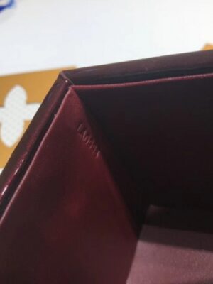 Louis Vuitton Replica Vintage Monogram Vernis Bleecker Box Top Handle Bag Burgundy 2019