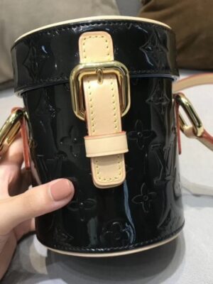 Louis Vuitton Replica Vintage Monogram Vernis Mini Container Bag Black 2019