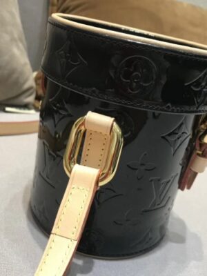 Louis Vuitton Replica Vintage Monogram Vernis Mini Container Bag Black 2019