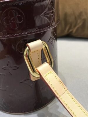 Louis Vuitton Replica Vintage Monogram Vernis Mini Container Bag Burgundy 2019