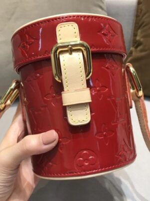 Louis Vuitton Replica Vintage Monogram Vernis Mini Container Bag Red 2019