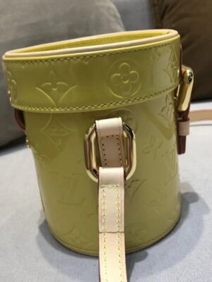 Louis Vuitton Replica Vintage Monogram Vernis Mini Container Bag Yellow 2019