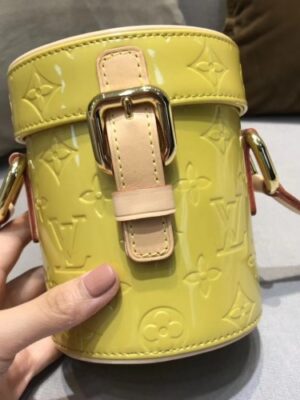 Louis Vuitton Replica Vintage Monogram Vernis Mini Container Bag Yellow 2019