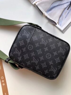 Louis Vuitton Replica Vivienne Mascot Monogram Eclipse Canvas Danube PM City Bag M43677 2018