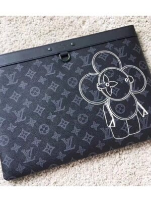 Louis Vuitton Replica Vivienne Mascot Monogram Eclipse Canvas Danube Pochette Apollo Bag M62904 2018