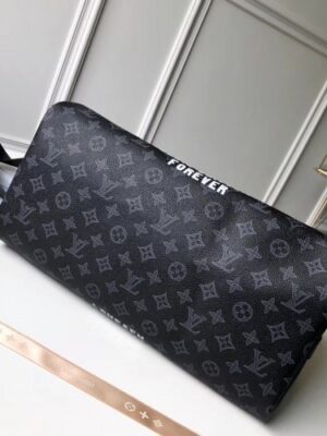 Louis Vuitton Replica Vivienne Mascot Monogram Eclipse Canvas Speedy Bandouliere 40 Bag 2018