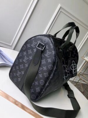 Louis Vuitton Replica Vivienne Mascot Monogram Eclipse Canvas Speedy Bandouliere 40 Bag 2018