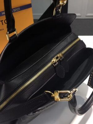 Louis Vuitton Replica Vosges Monogram Empreinte Leather Medium handbag M41491 Black(kd-732803)