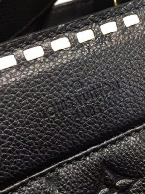 Louis Vuitton Replica Vosges Monogram Empreinte Leather Medium handbag M41491 Black(kd-732803)