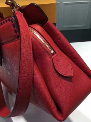 Louis Vuitton Replica Vosges Monogram Empreinte Leather Medium handbag M41492 Red(kd-732801)