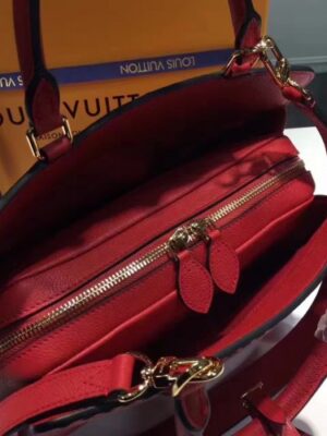 Louis Vuitton Replica Vosges Monogram Empreinte Leather Medium handbag M41492 Red(kd-732801)