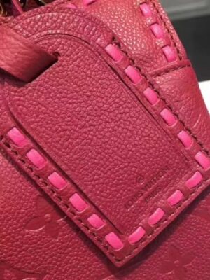 Louis Vuitton Replica Vosges Monogram Empreinte Leather Medium handbag M43249 Burgundy(kd-732802)