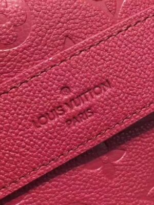 Louis Vuitton Replica Vosges Monogram Empreinte Leather Medium handbag M43249 Burgundy(kd-732802)