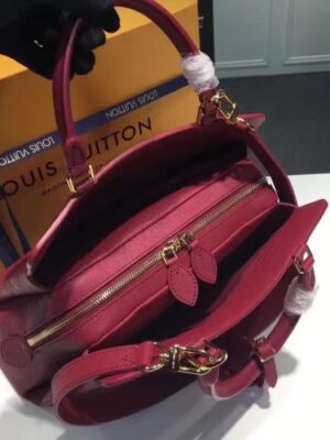 Louis Vuitton Replica Vosges Monogram Empreinte Leather Medium handbag M43249 Burgundy(kd-732802)