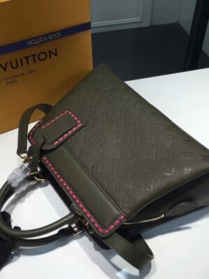 Louis Vuitton Replica Vosges Monogram Empreinte Leather Medium handbag M43250 Green(kd-732804)