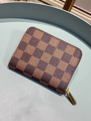 Louis Vuitton Replica Zippy Coin Purse Damier Ebene Canvas N63070 Brown