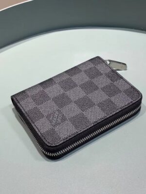 Louis Vuitton Replica Zippy Coin Purse Damier Graphite Canvas