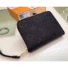 Louis Vuitton Replica Zippy Coin Purse in Monogram Empreinte Leather M60574 Black