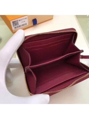 Louis Vuitton Replica Zippy Coin Purse in Monogram Empreinte Leather M60740 Burgundy