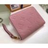 Louis Vuitton Replica Zippy Coin Purse in Monogram Empreinte Leather M60740 Pink