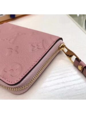 Louis Vuitton Replica Zippy Coin Purse in Monogram Empreinte Leather M60740 Pink