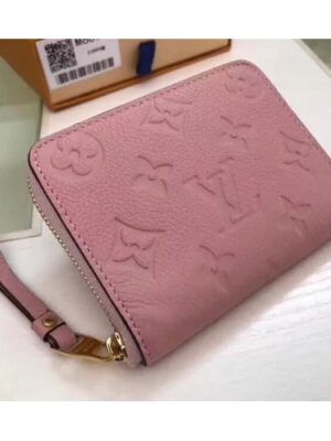 Louis Vuitton Replica Zippy Coin Purse in Monogram Empreinte Leather M60740 Pink