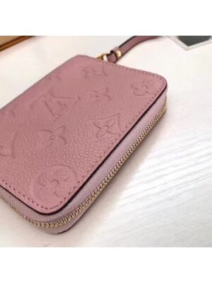 Louis Vuitton Replica Zippy Coin Purse in Monogram Empreinte Leather M60740 Pink