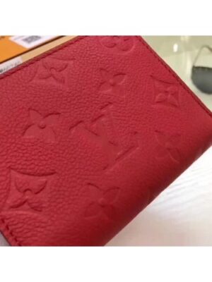 Louis Vuitton Replica Zippy Coin Purse in Monogram Empreinte Leather M60740 Red