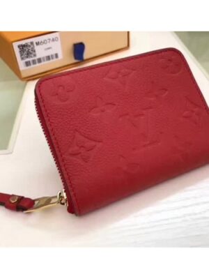 Louis Vuitton Replica Zippy Coin Purse in Monogram Empreinte Leather M60740 Red