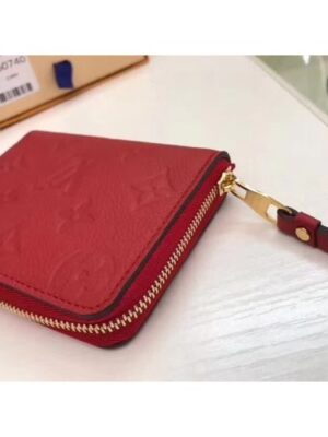 Louis Vuitton Replica Zippy Coin Purse in Monogram Empreinte Leather M60740 Red