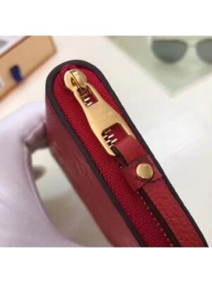 Louis Vuitton Replica Zippy Coin Purse in Monogram Empreinte Leather M60740 Red