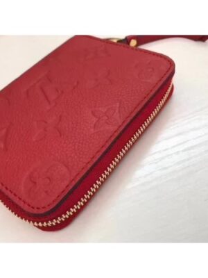 Louis Vuitton Replica Zippy Coin Purse in Monogram Empreinte Leather M60740 Red