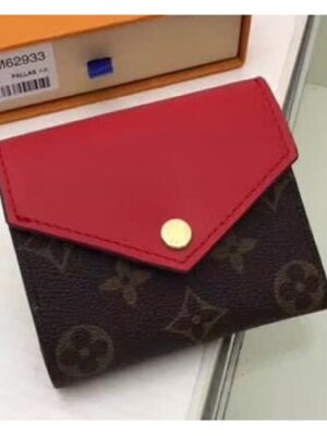 Louis Vuitton Replica Zoé Wallet in Monogram Canvas M62933 Red