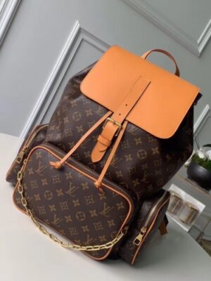 Louis Vuitton Replica monogram canvas m44658 backpack trio 2019