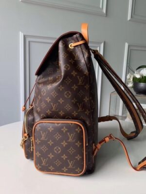 Louis Vuitton Replica monogram canvas m44658 backpack trio 2019