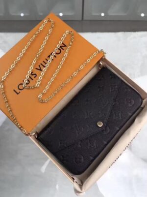 Louis Vuitton Replica pochette felicie monogram empreinte M64064 Noir(GS-741901)