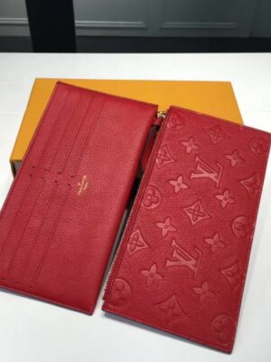 Louis Vuitton Replica pochette felicie monogram empreinte M64065 Cherry(KD-741901)